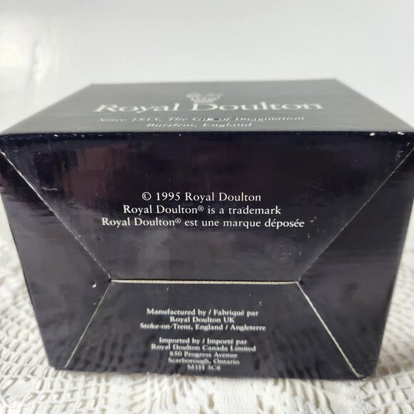 Royal Doulton Creamer & Open Sugar Bowl Everyday Vintage Grape England 1994 - Picture 8 of 8